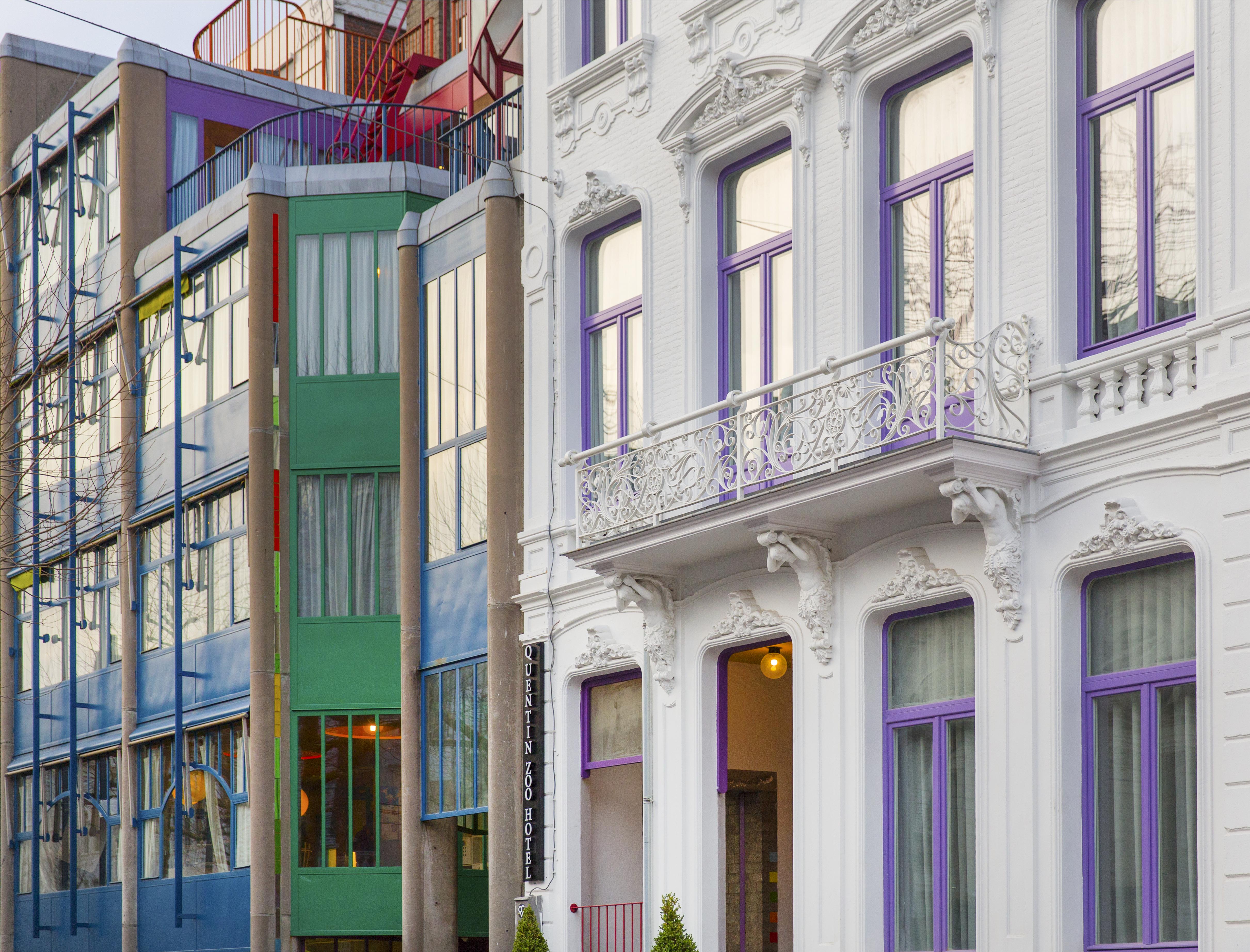 Quentin Zoo Hotel Amsterdam Bagian luar foto